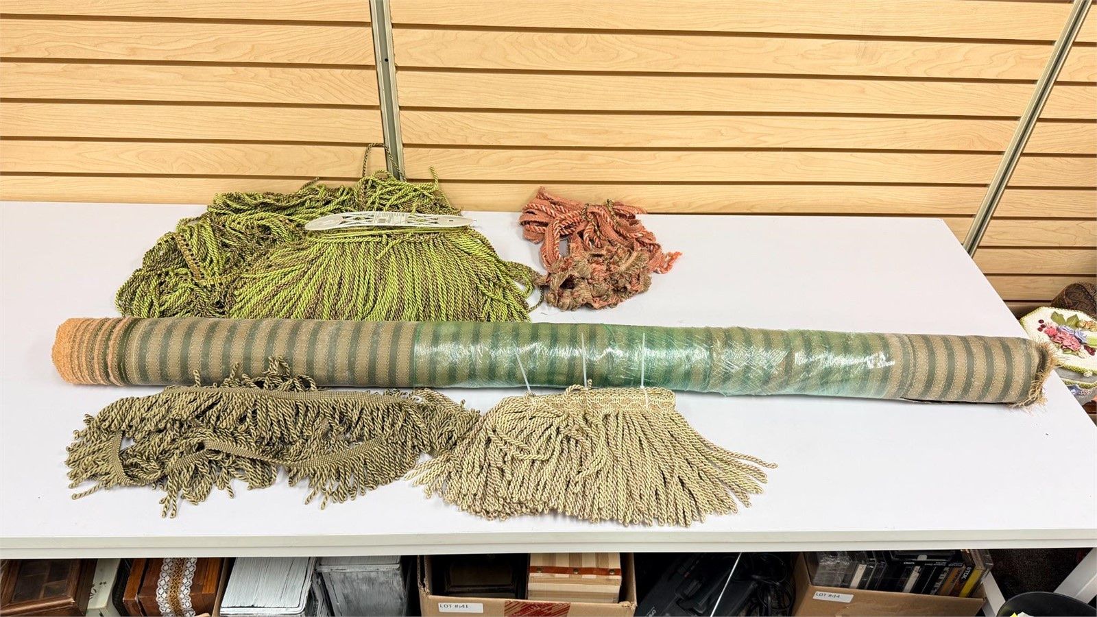 Fabric Bolt & Tassel Fringe Lot