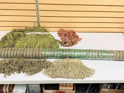 Fabric Bolt & Tassel Fringe Lot
