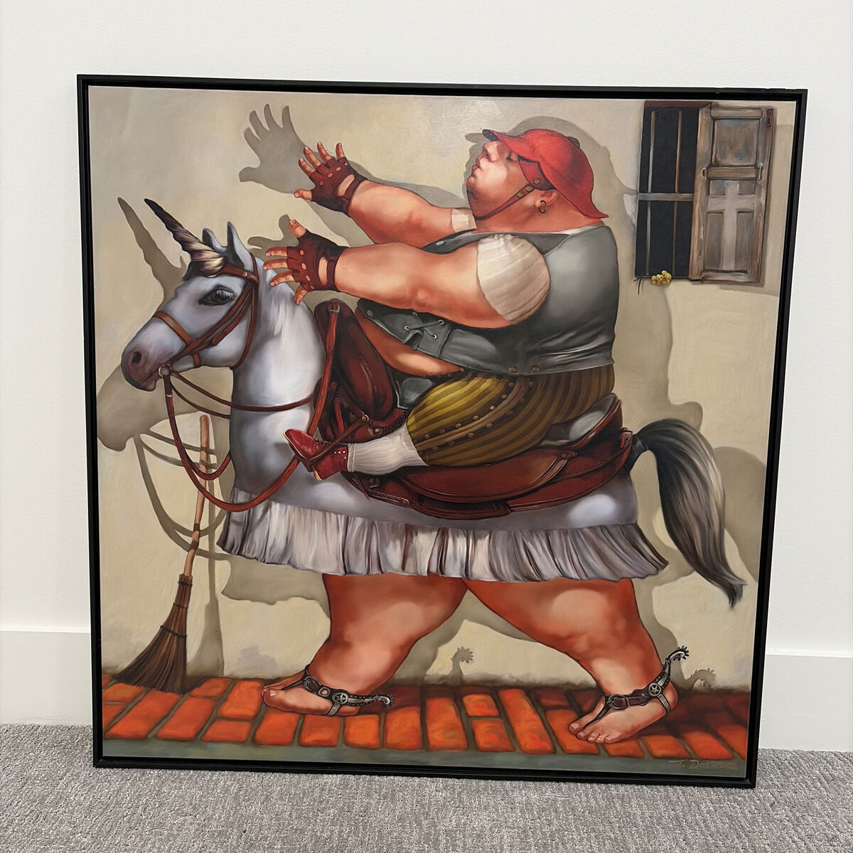 Large Painting BY T. Doskova