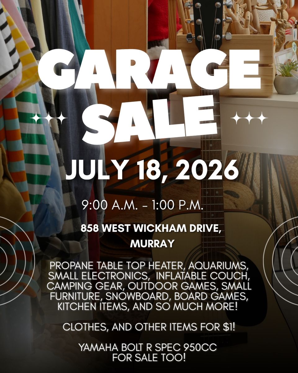 Garage Sale - Multi-item: Electronics, Furniture, Outdoor Gear, Snowboard, Yamaha Bolt R Spec 950cc