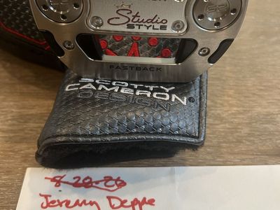Scotty Cameron Studio Style Fastback Long Design Putter – 38" (Matching Headcover Included)