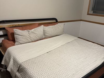 King bed fame with headboard