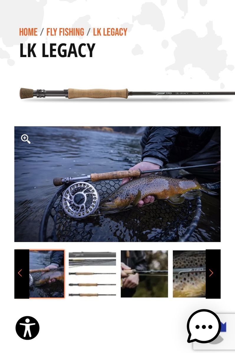 TFO LK Legacy 9' 5wt Fast Action Fly Rod - Excellent Condition, Barely Used