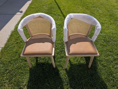 Set of 2 Upholstered dining chairs