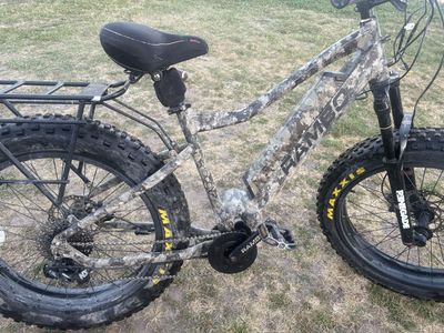Rambo Bikes R1000XP Fat Tire Electric Mountain Bike Camo - Heavy Duty Hunting E-Bike