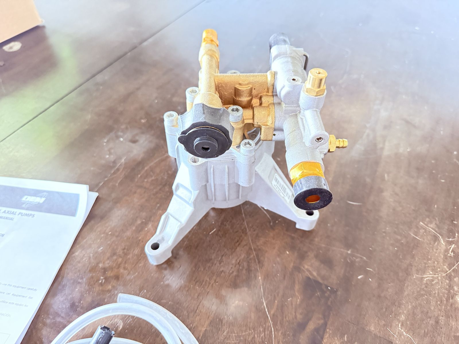 High pressure washer pump. Verticle axial pump kit
