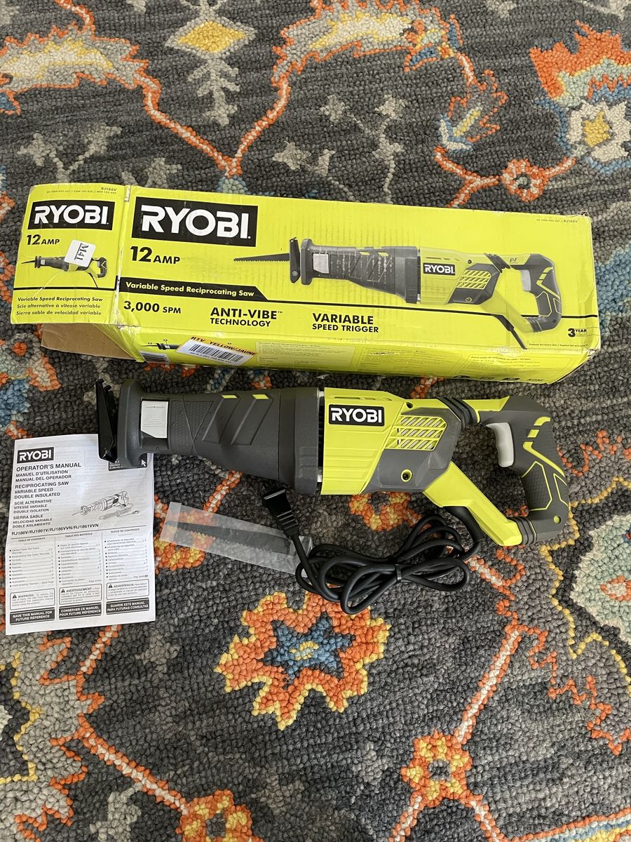 Ryobi Anti-vibe Reciprocating Saw