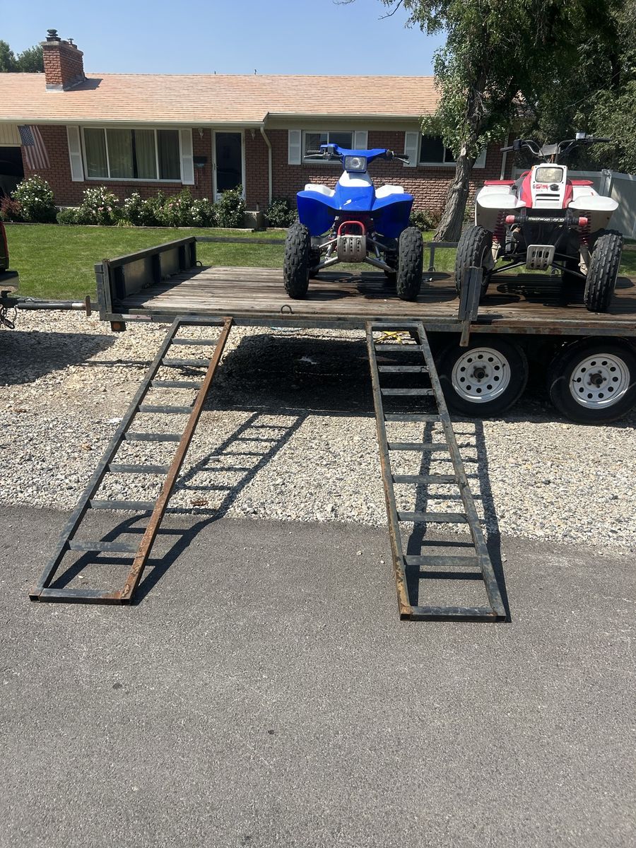 1991 Honda TRX250x. 1998 Polaris trail boss 2014 QFDF 8x16 trailer
