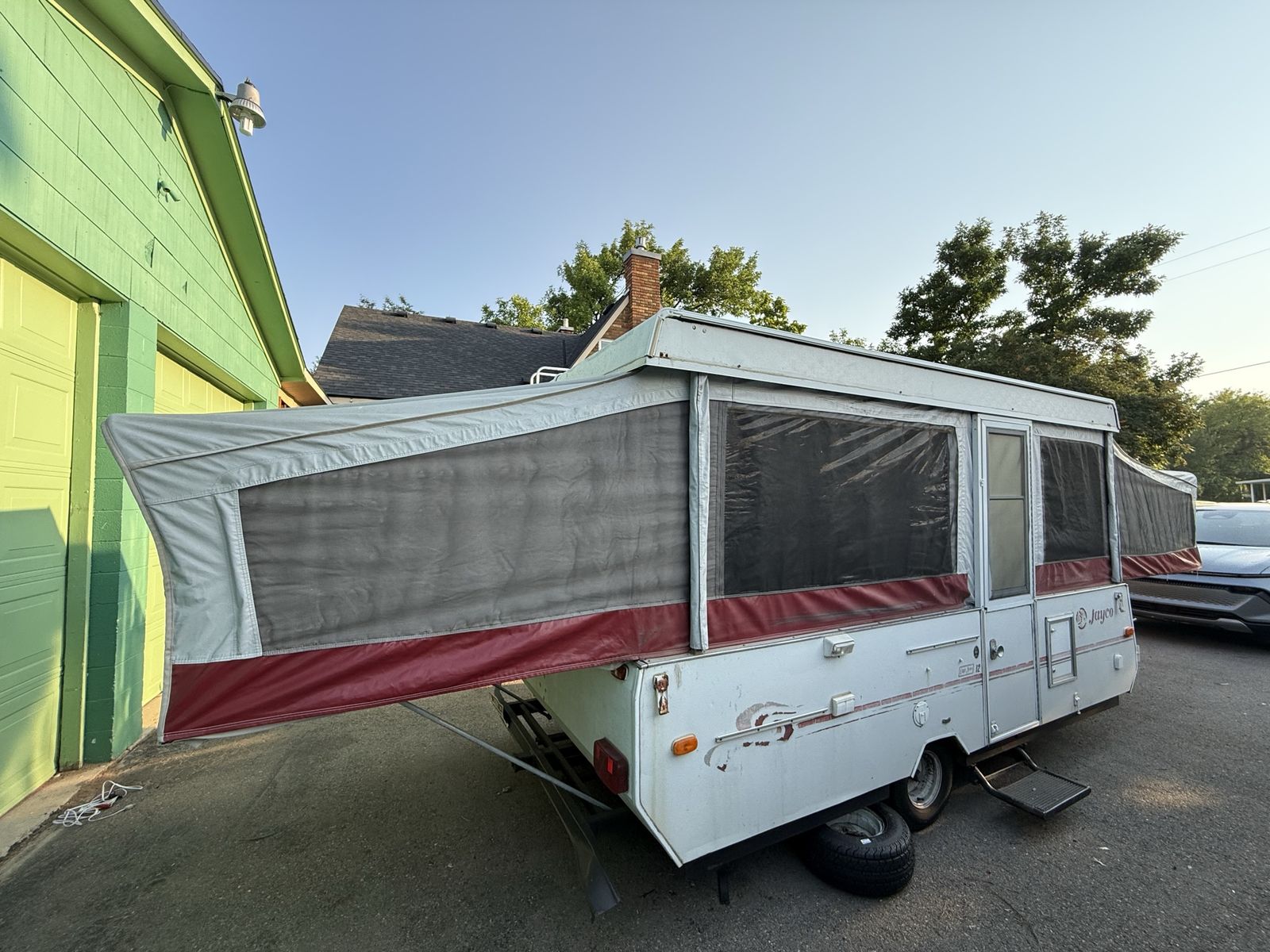 12’ Jayco Pop-Up Tent Trailer with Shower & Toilet