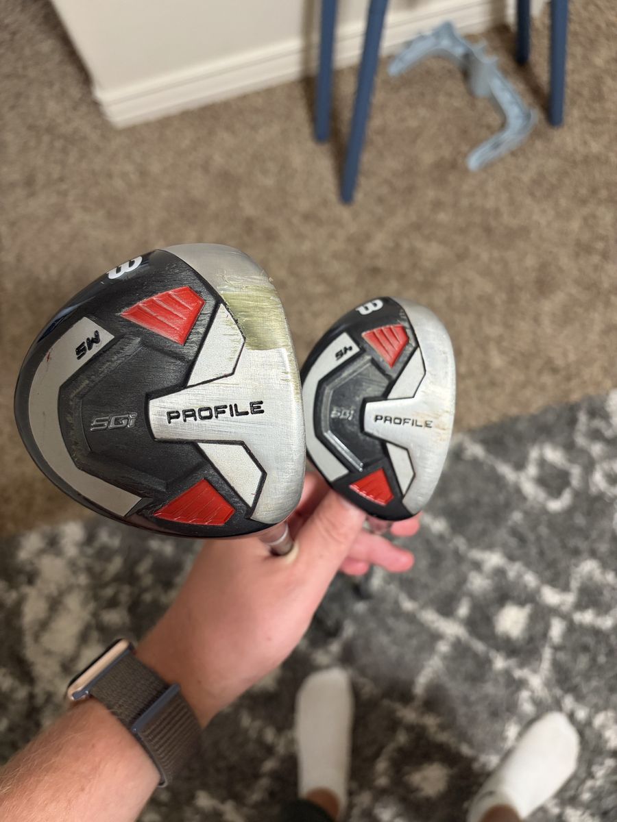 Wilson Profile Golf Club Set: 5 Wood and 5 Hybrid Used