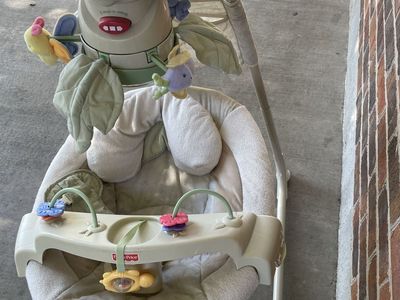 Fisher-Price Nature's Touch Cradle Swing with Motorized Mobile