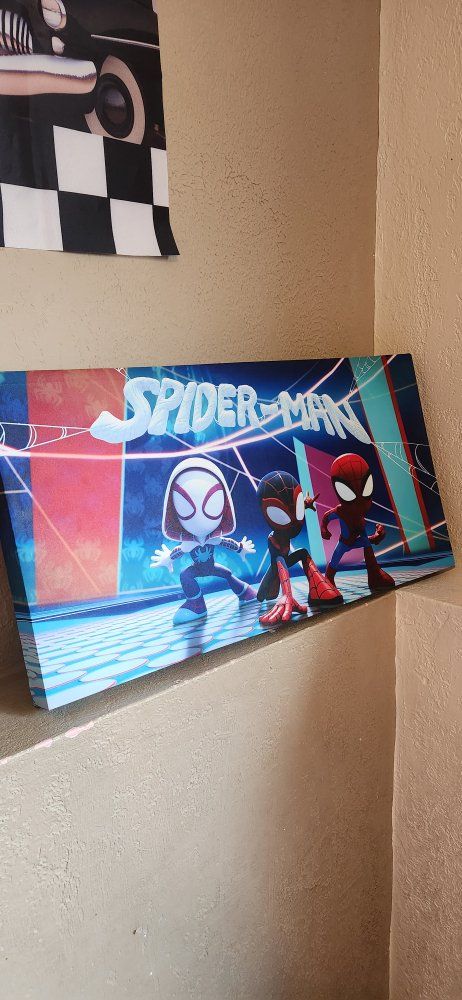 Marvel Spider-Man Gwen Miles Canvas Wall Art Decor