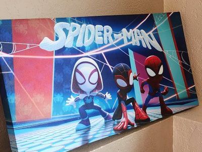 Marvel Spider-Man Gwen Miles Canvas Wall Art Decor