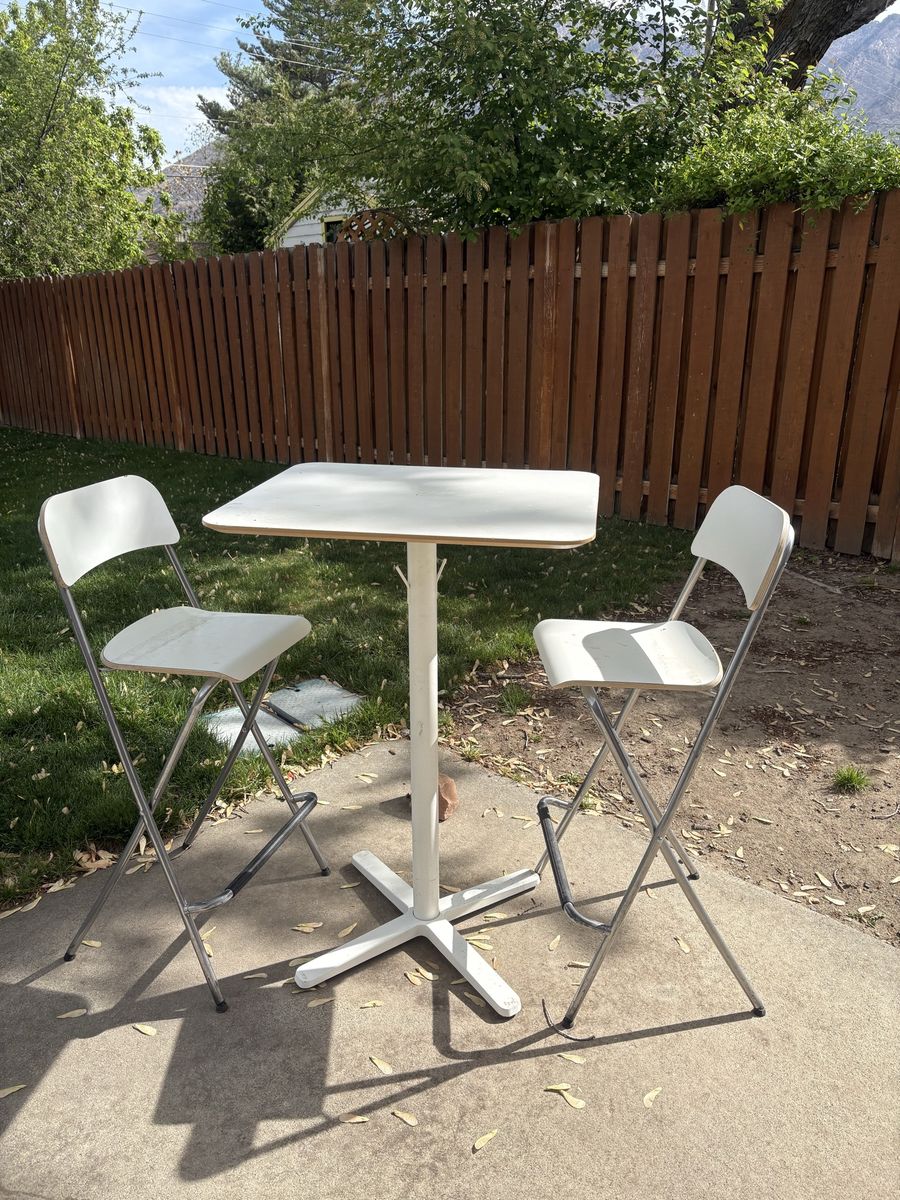 High Table & 2 Chairs