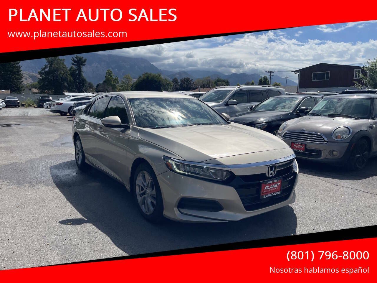 2018 Honda Accord LX — rebuilt & branded title, 37% below market