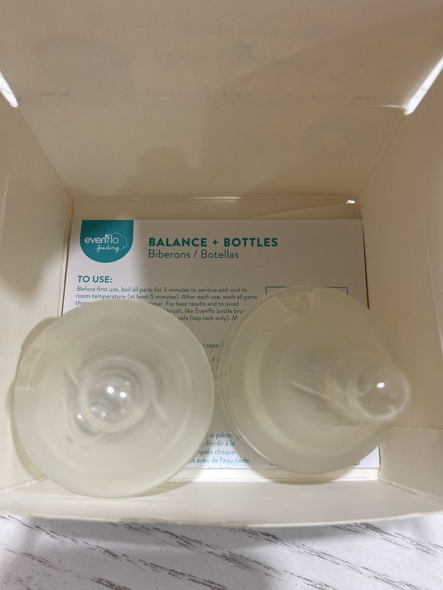 Evenflo Feeding Vented+ Nipples Medium Flow Pack of 6