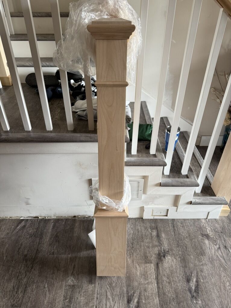 Alder Newel Post