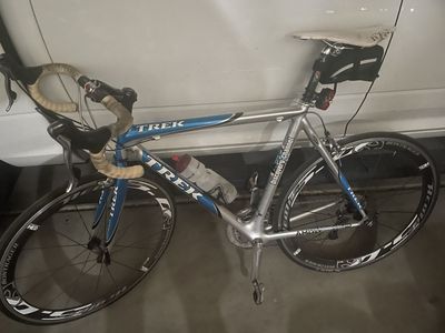 Trek Discovery Channel Edition Road Bike - Silver/Blue