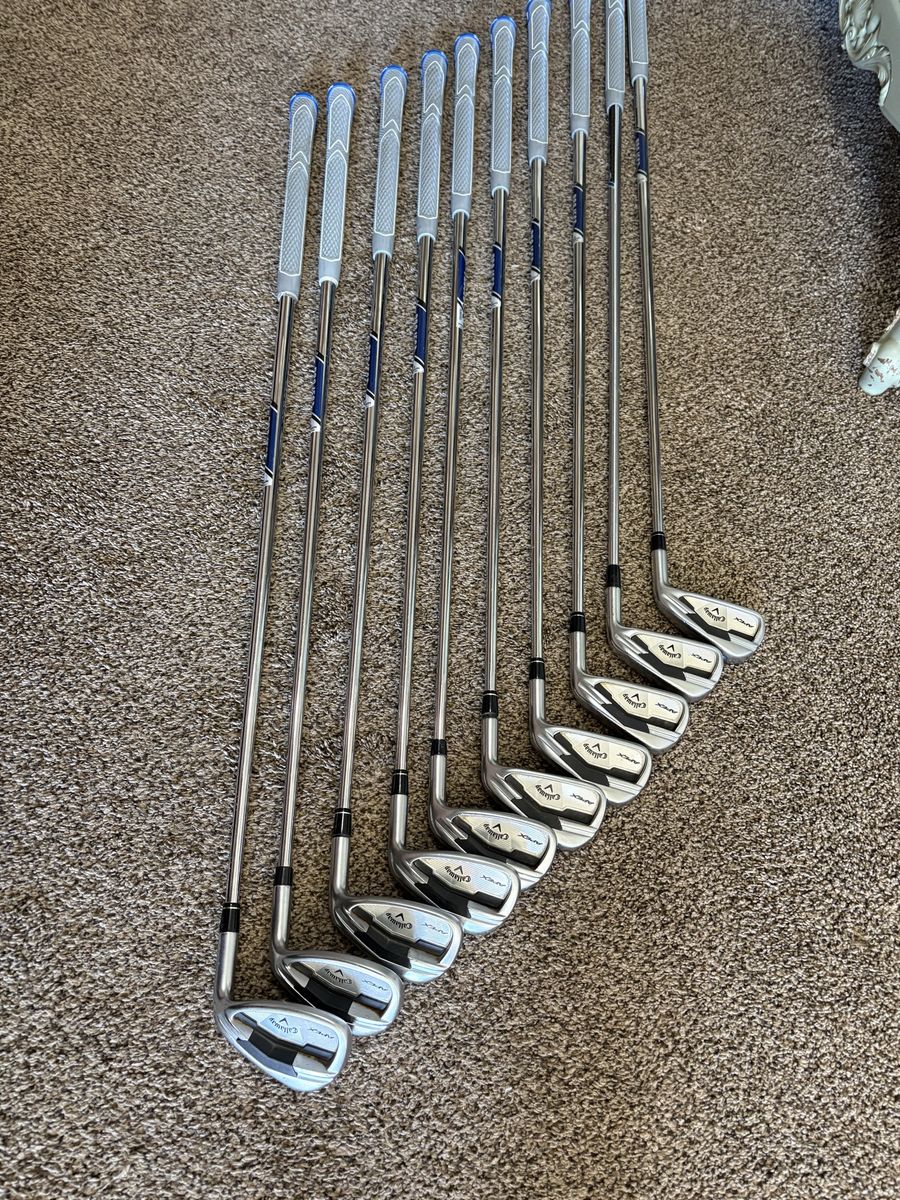 Callaway Apex forged iron Set 3-PW,SW, & AW Right Handed with Golf Pride Grips