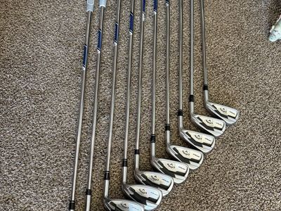 Callaway Apex forged iron Set 3-PW,SW, & AW Right Handed with Golf Pride Grips