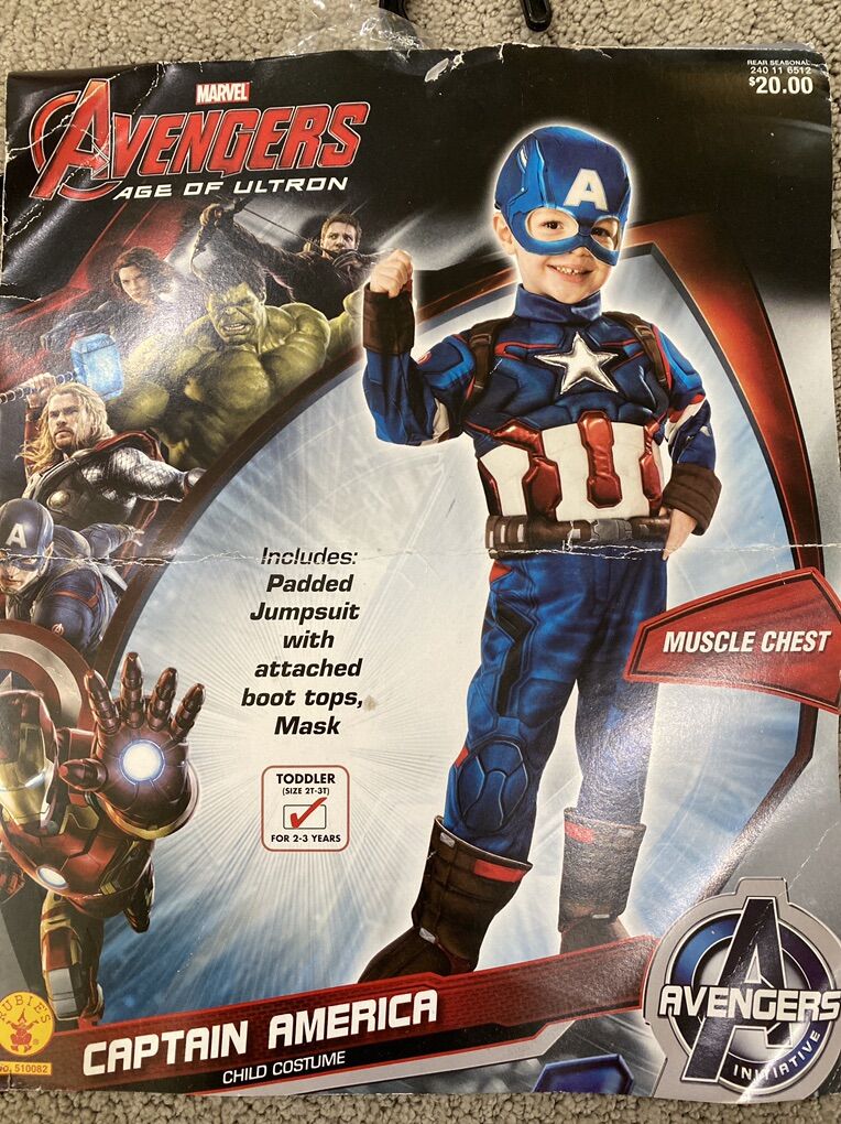 Captain America Toddler Costume