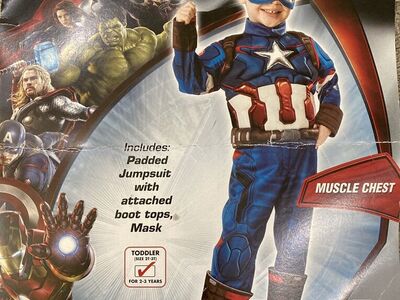 Captain America Toddler Costume
