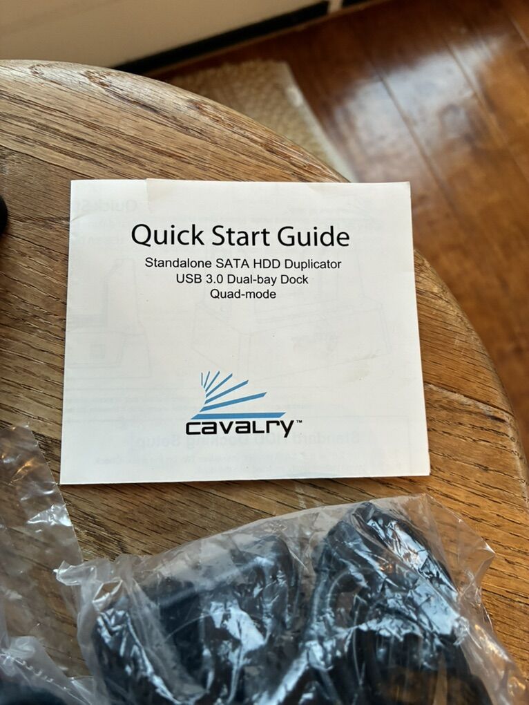 SATA Hard Drive Duplicator Usb 3.0 Dual Bay Dock