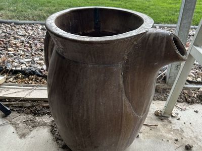 Large Ceramic Pitcher Planter Garden Decor