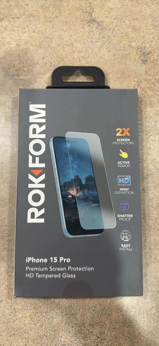 Rockform Screen Protectors For Iphone 15 Pro