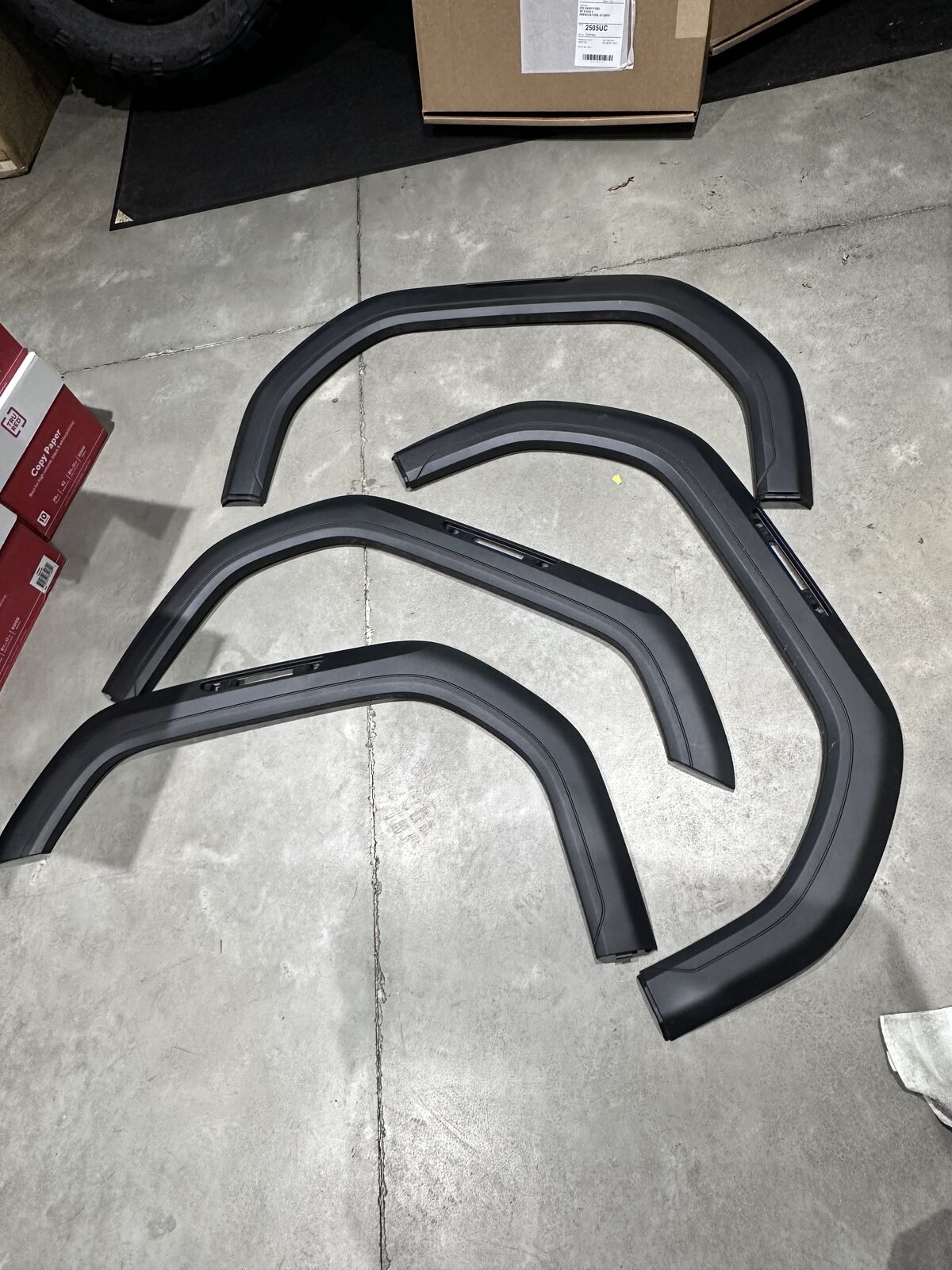 GMC FACTORY FENDER FLARES OR TRIM