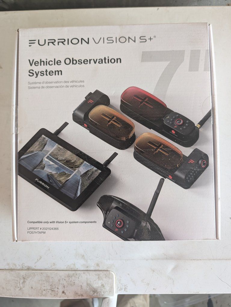 Furrion Vision S+ RV Camera System 7” Monitor Side