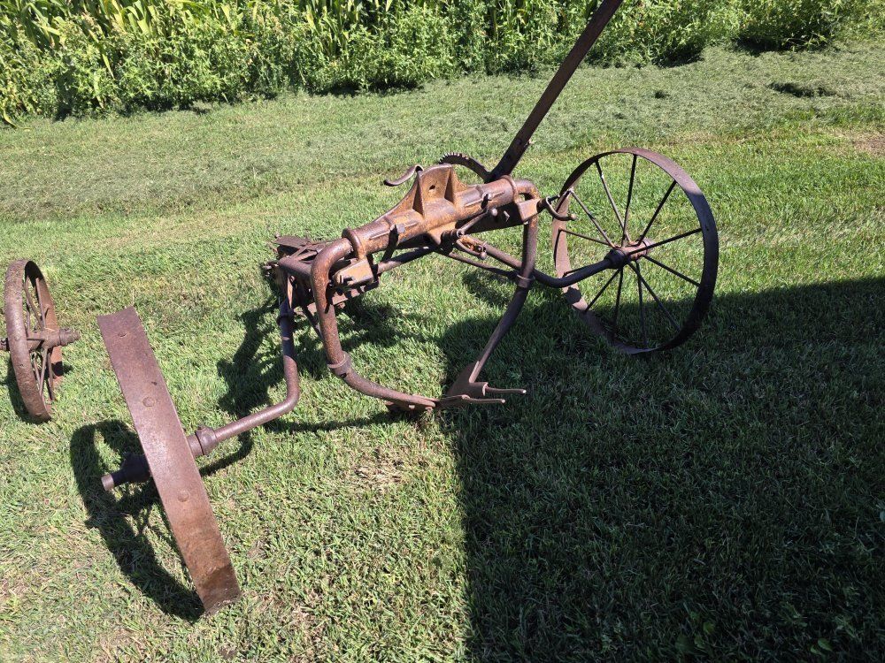 Horse drawn sugar beet puller