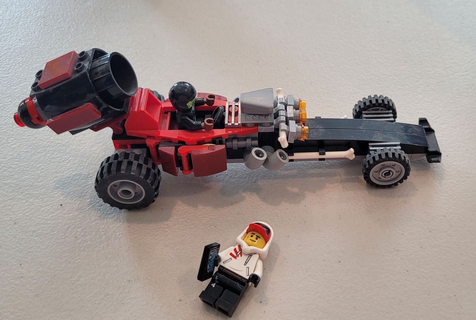 Lego Hidden side drag racer