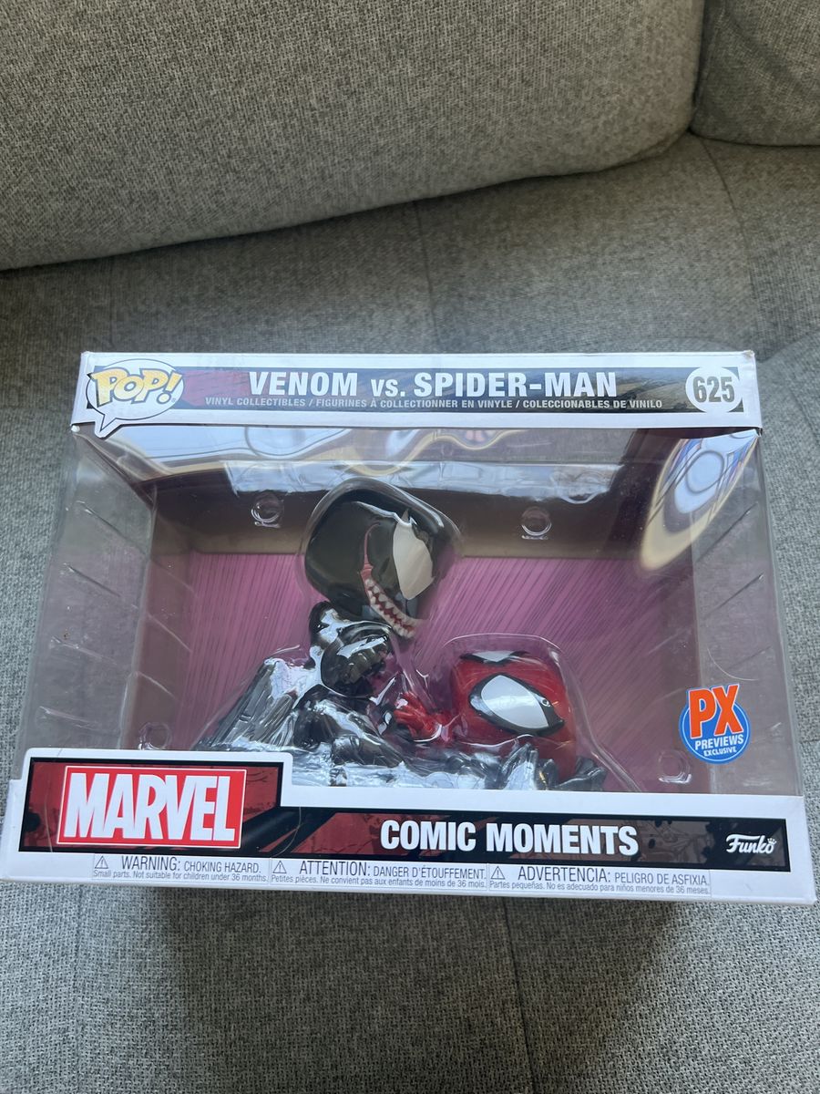 Funko Pop! Marvel: Venom vs. Spider-Man Comic Moments 625 PX Previews Exclusive Vinyl Figure