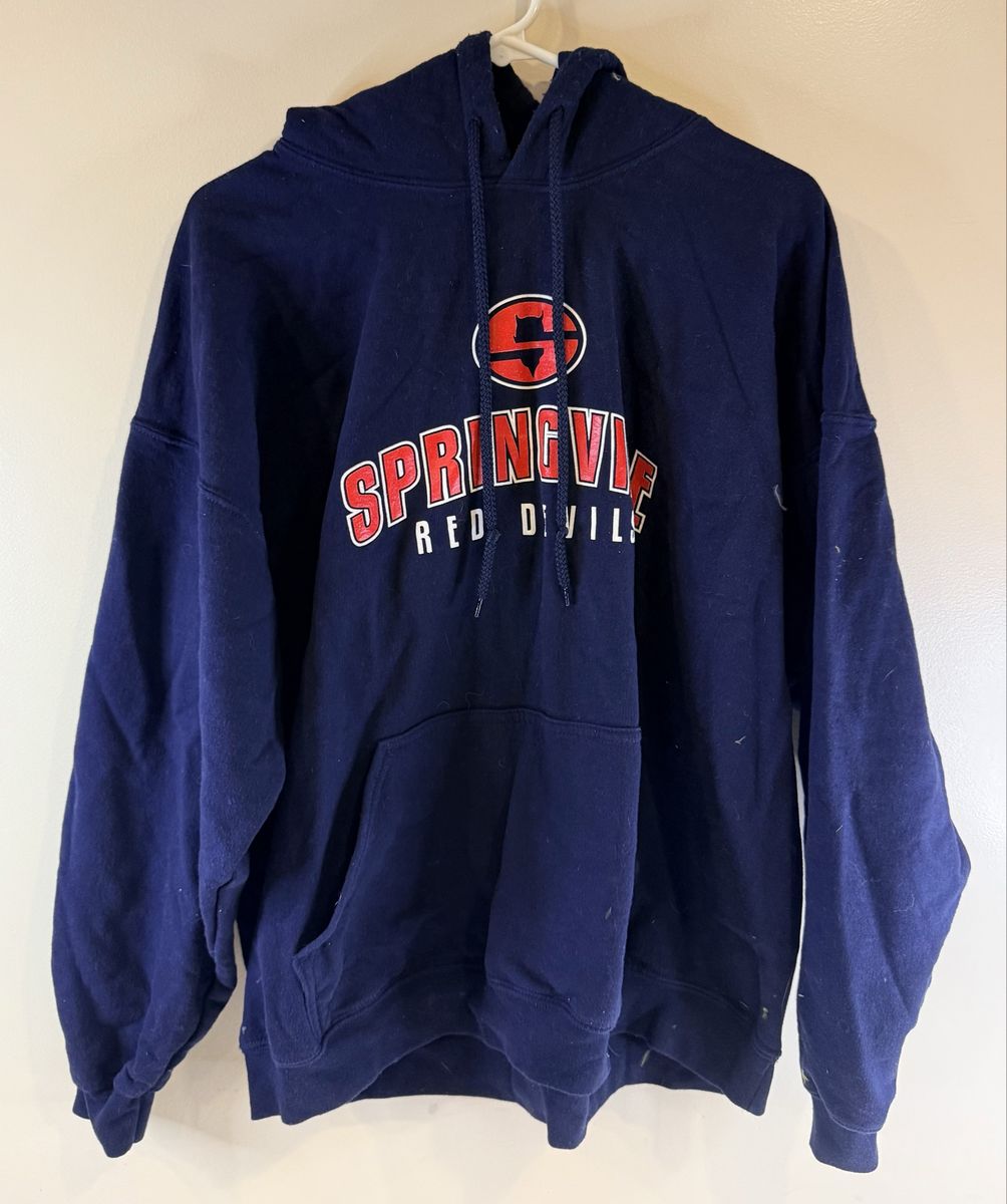 Springville Red Devils Hoodie XL Dark Blue