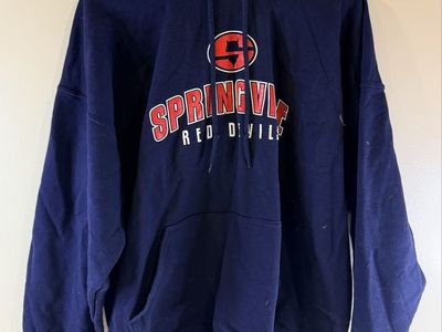 Springville Red Devils Hoodie XL Dark Blue