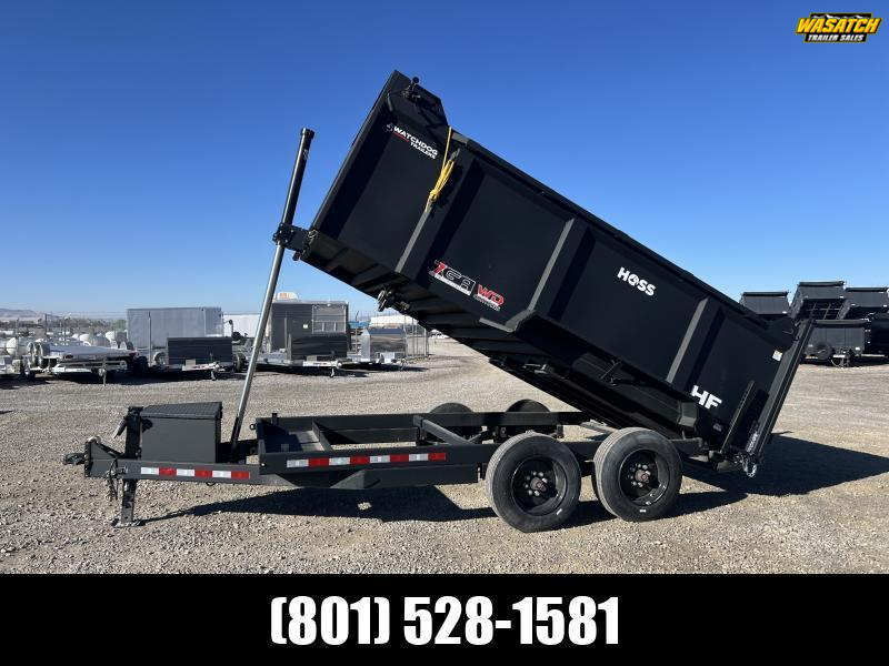 Watchdog 7x14 Hoss Rumble Bed Dump Trailer