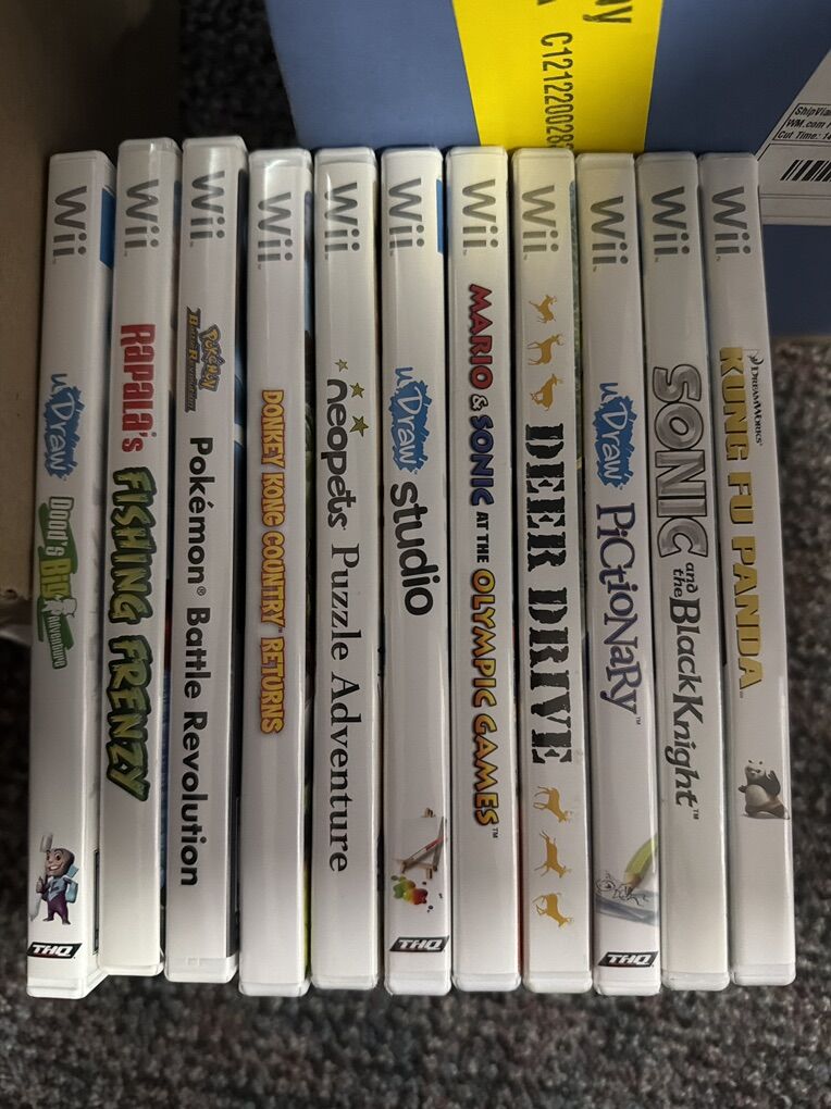 Various Wii Games And Accesories