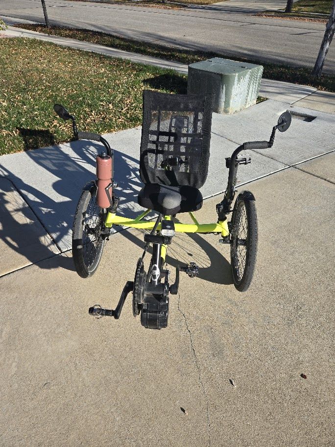 SUN EX Tad SX Adult comfort trike Custom Yellow