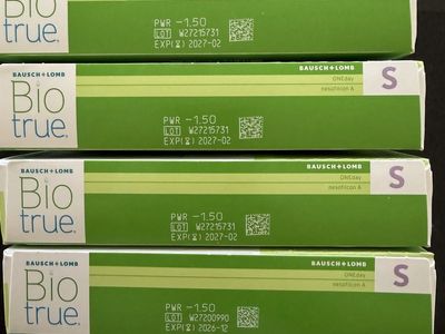 ***sealed*** Biotrue one day contact lenses 90 pack (-1.50 power)