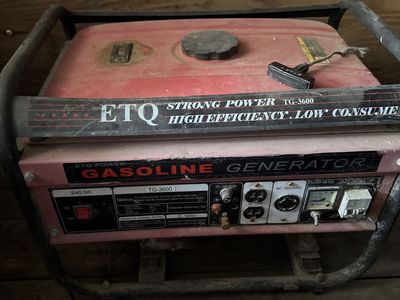 ETQ TG-3600 Gasoline Generator - Strong Power, High Efficiency