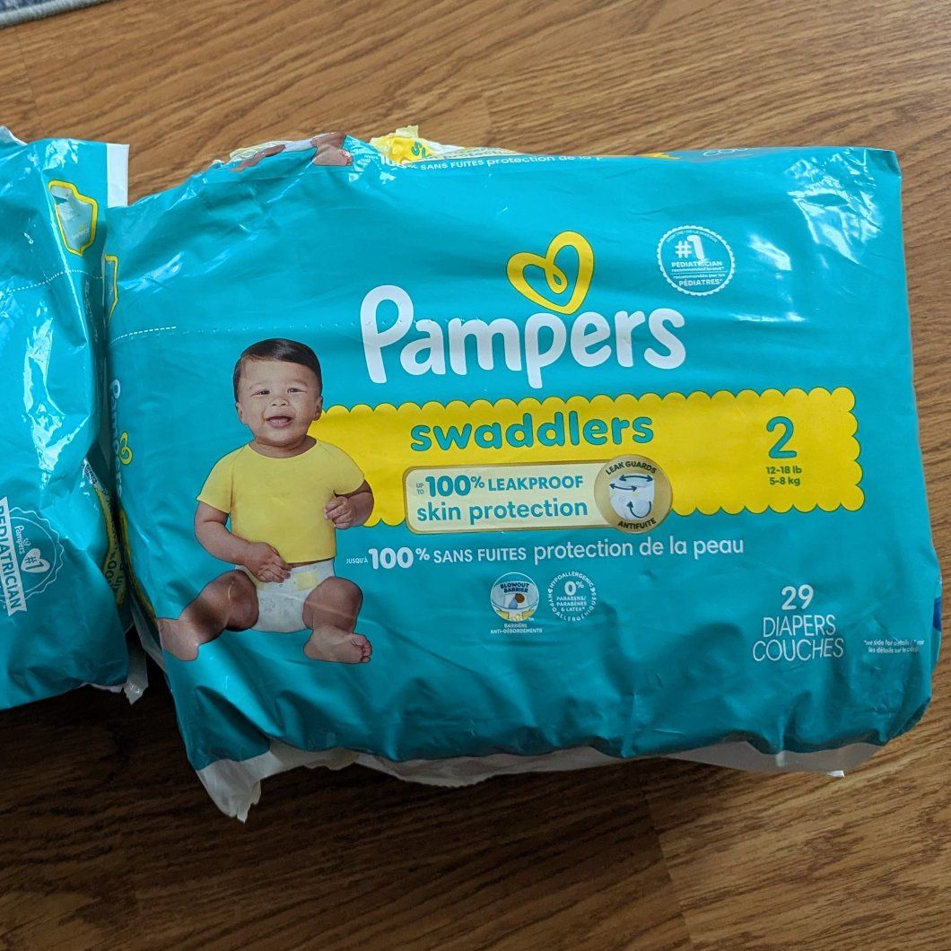 Pampers Size 2 Diapers - about 40