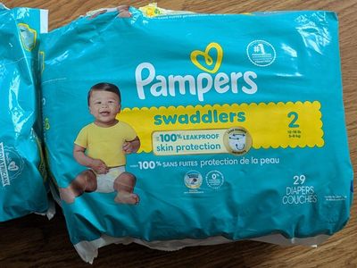 Pampers Size 2 Diapers - about 40
