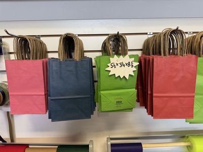 Gift bags various sizes