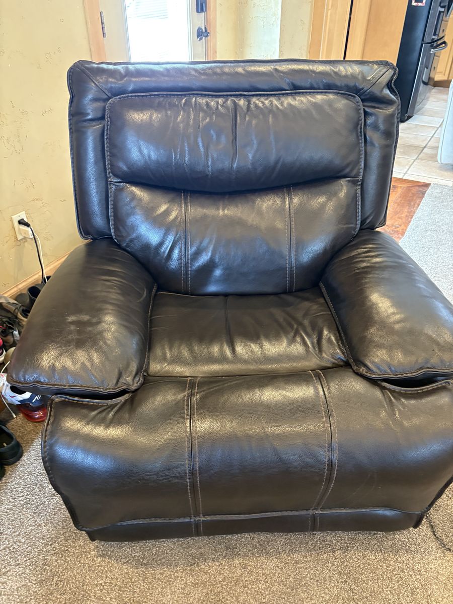 Leather Power Recliner For Sale