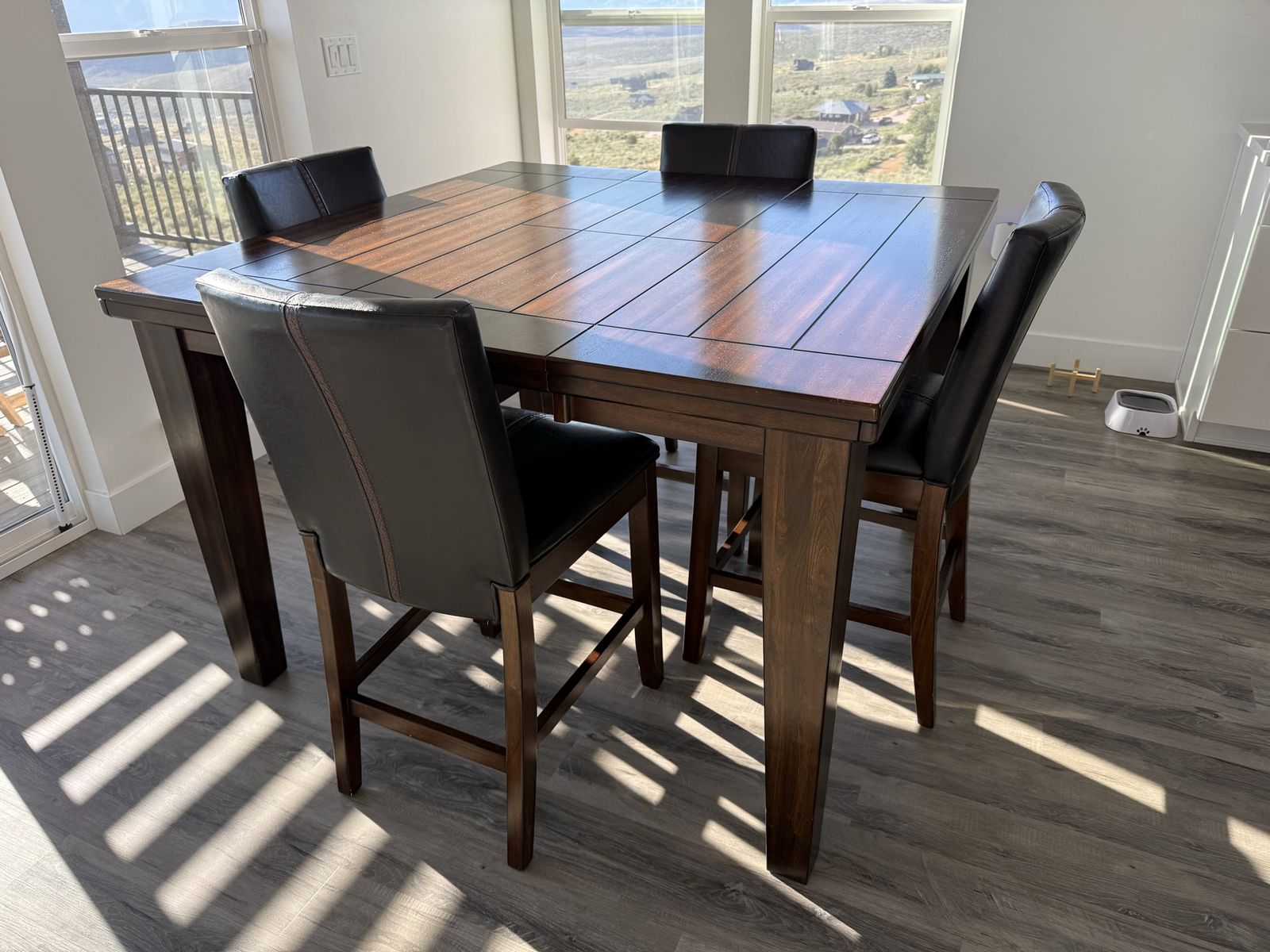 Dining room table and chairs