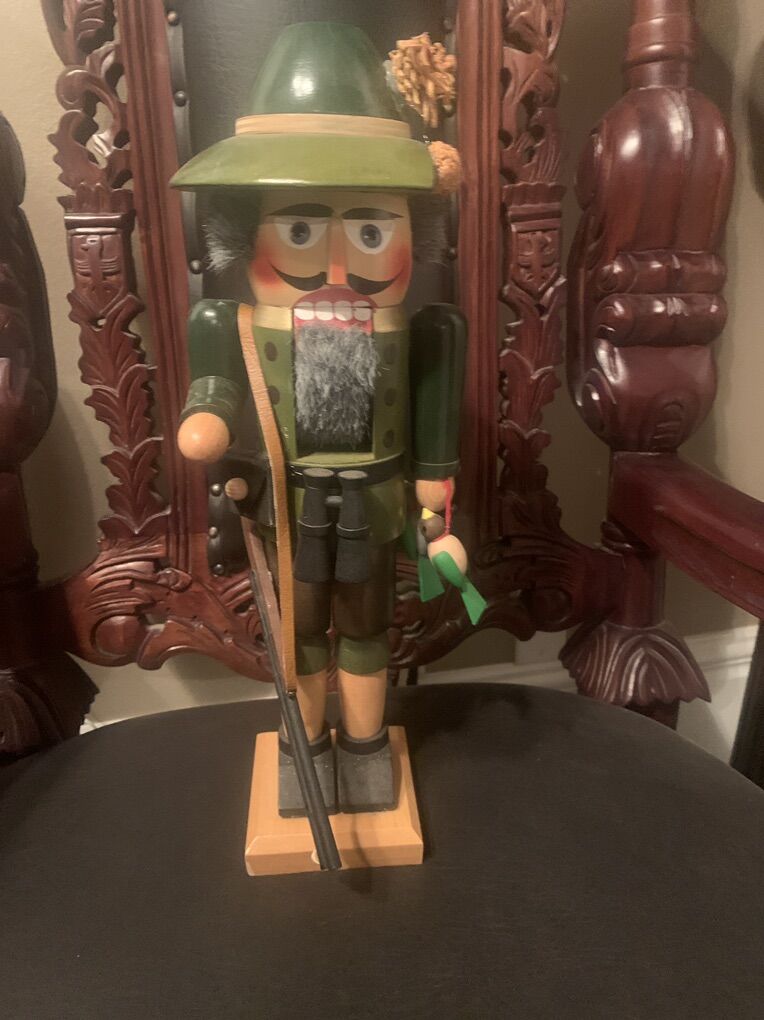 Vintage Steinbach West Germany Bird Hunter Nutcr