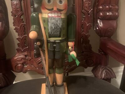 Vintage Steinbach West Germany Bird Hunter Nutcr