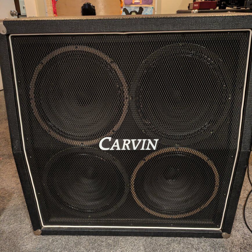 Carvin 4x12 guitar cabinet, 16 ohm, all ply. **boutique speakers**