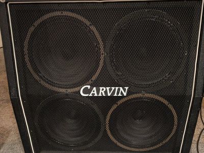 Carvin 4x12 guitar cabinet, 16 ohm, all ply. **boutique speakers**